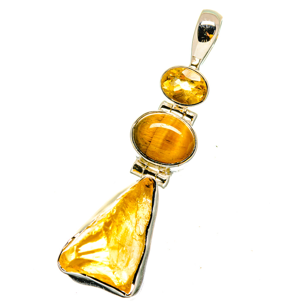 Citrine Pendants handcrafted by Anasilvercos - PD13463