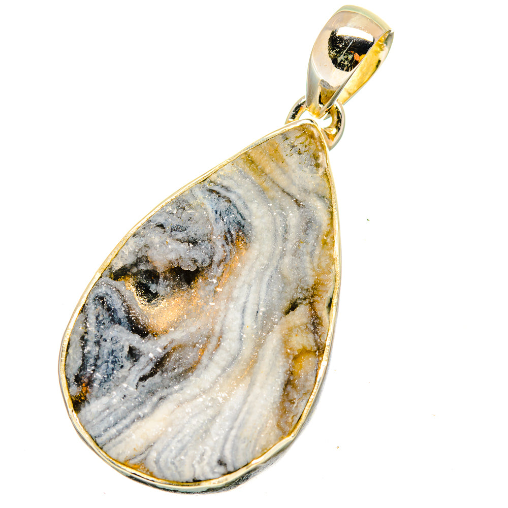 Desert Druzy Pendants handcrafted by Anasilvercos - PD13464