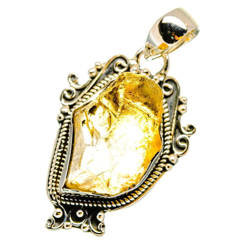 Citrine Pendants handcrafted by Anasilvercos - PD13472