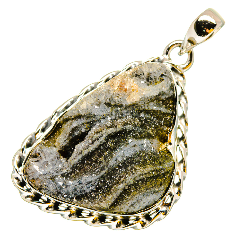 Desert Druzy Pendants handcrafted by Anasilvercos - PD13484