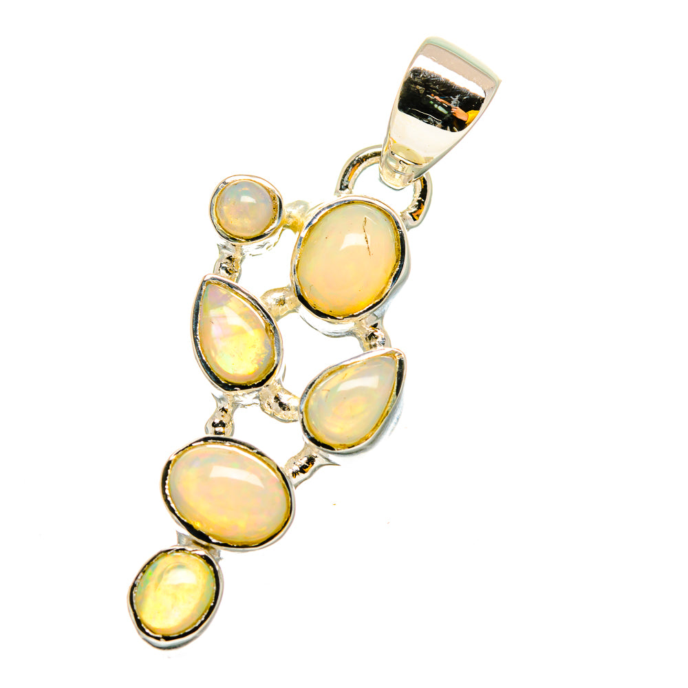 Ethiopian Opal Pendants handcrafted by Anasilvercos - PD13488