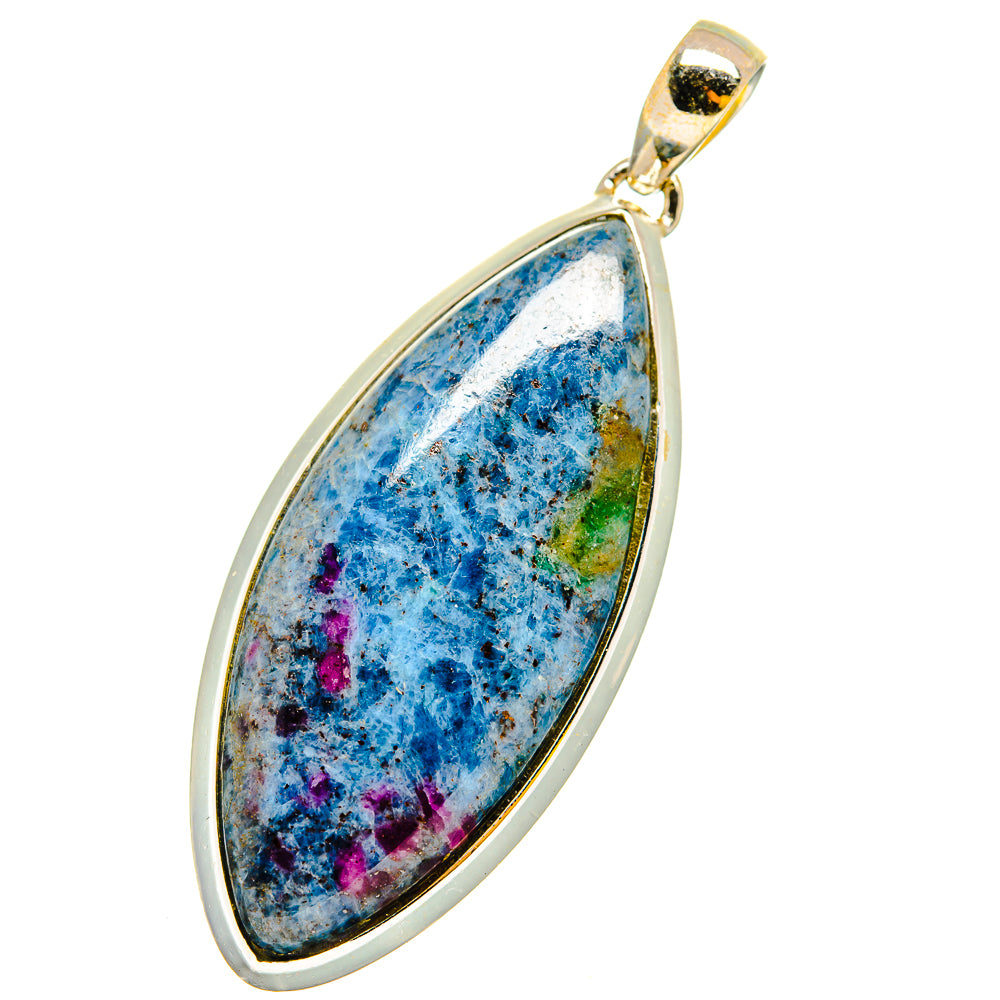 Ruby Fuchsite Pendants handcrafted by Anasilvercos - PD13515