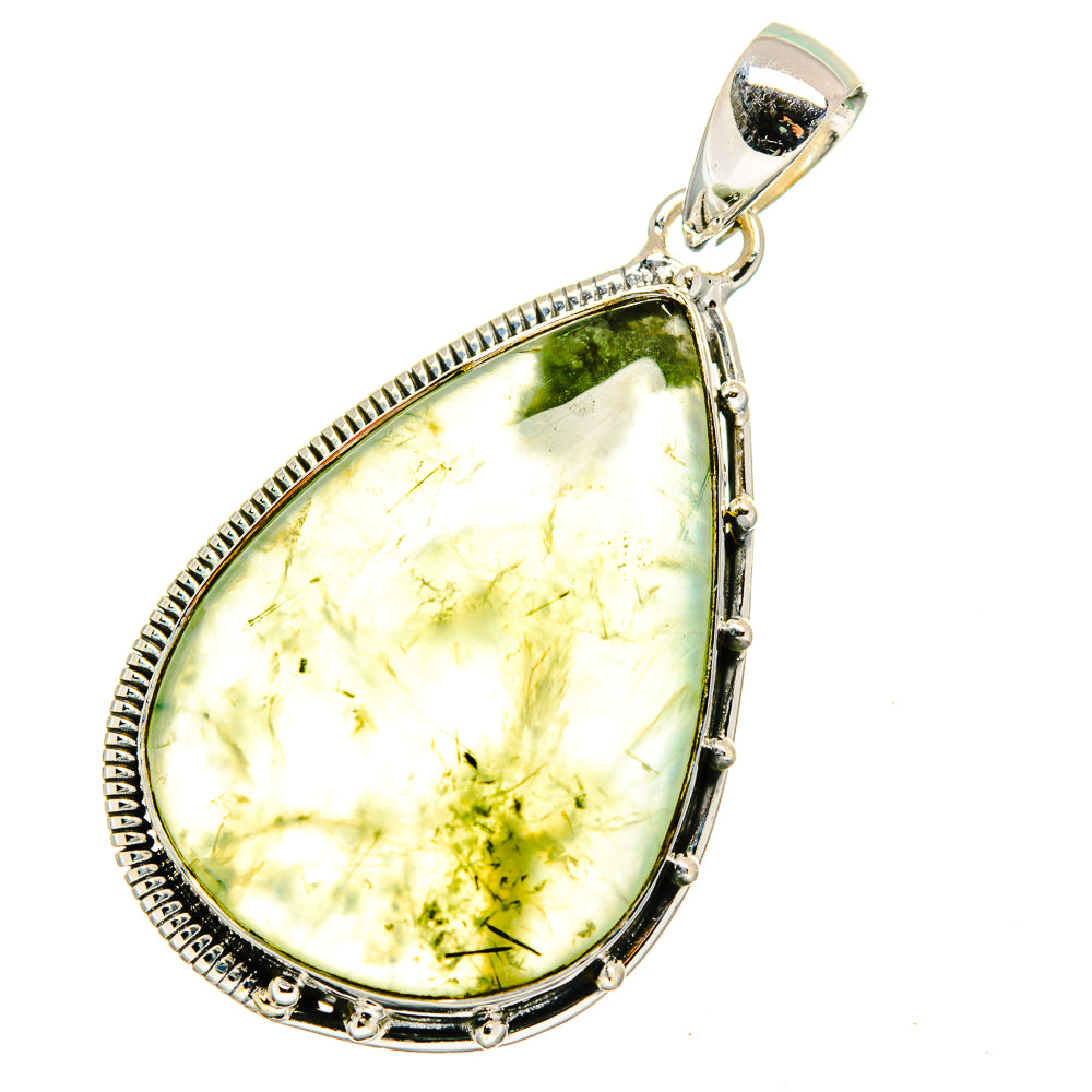 Prehnite Pendants handcrafted by Anasilvercos - PD13532