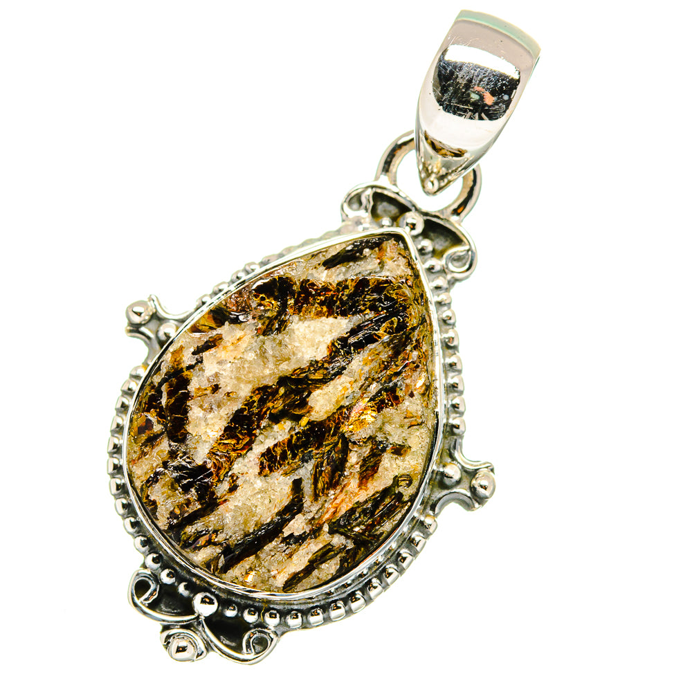 Astrophyllite Pendants handcrafted by Anasilvercos - PD13558