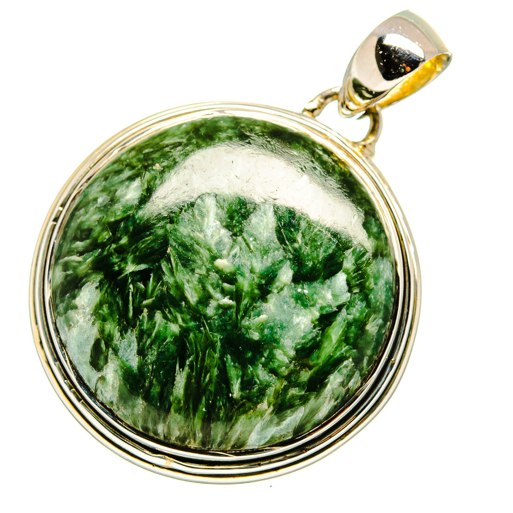 Seraphinite Pendants handcrafted by Anasilvercos - PD13567