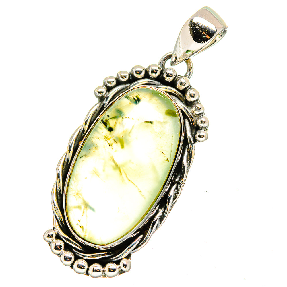 Prehnite Pendants handcrafted by Anasilvercos - PD13578