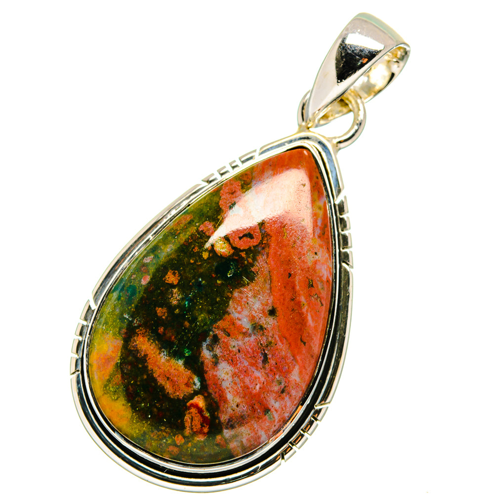 Ocean Jasper Pendants handcrafted by Anasilvercos - PD13588