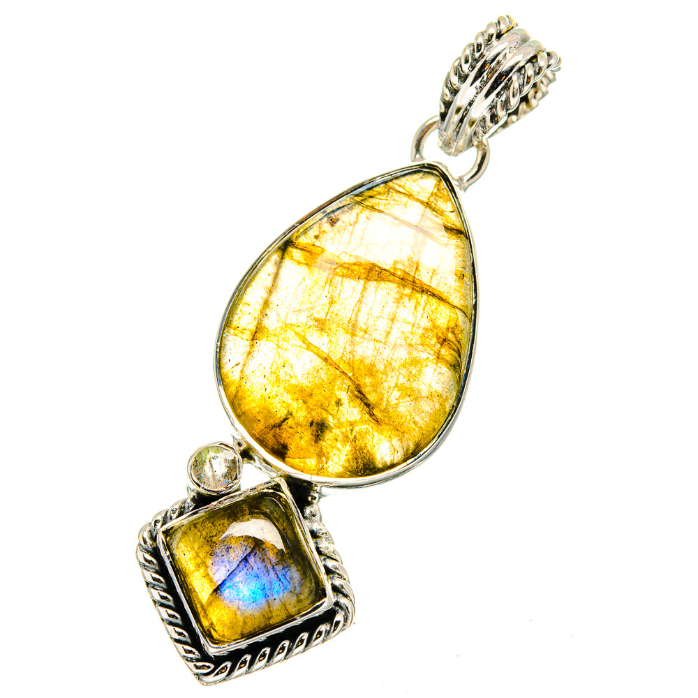 Labradorite Pendants handcrafted by Anasilvercos - PD13601