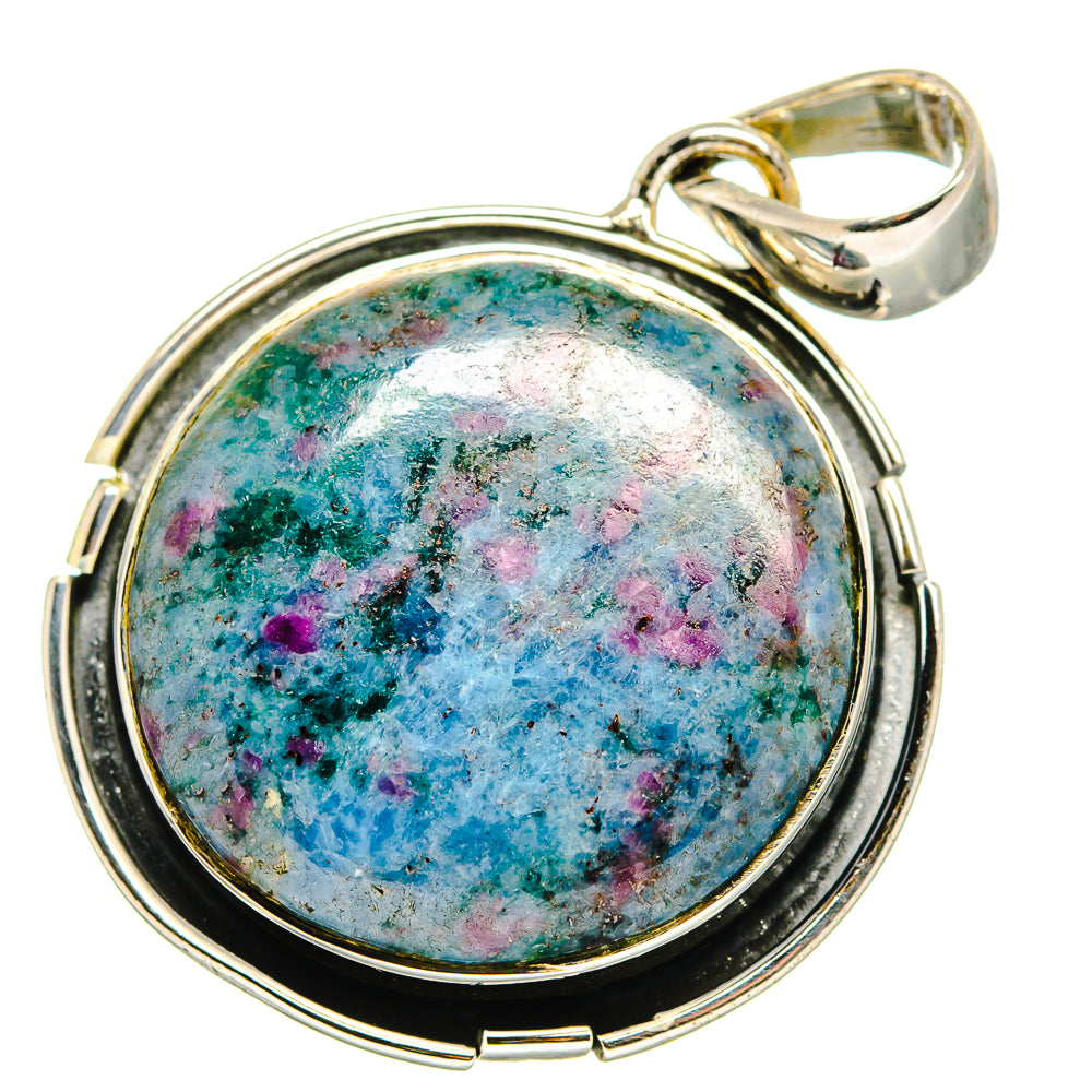 Ruby Fuchsite Pendants handcrafted by Anasilvercos - PD13604