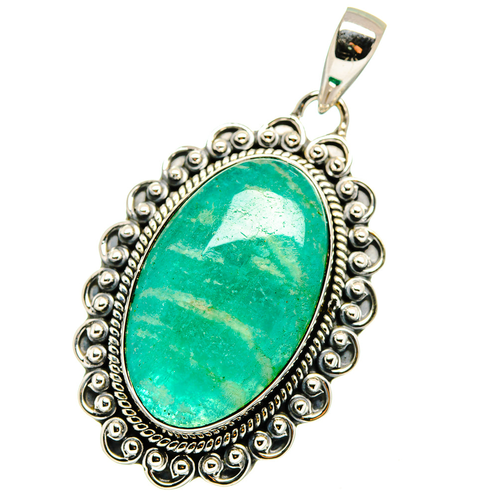 Amazonite Pendants handcrafted by Anasilvercos - PD13612