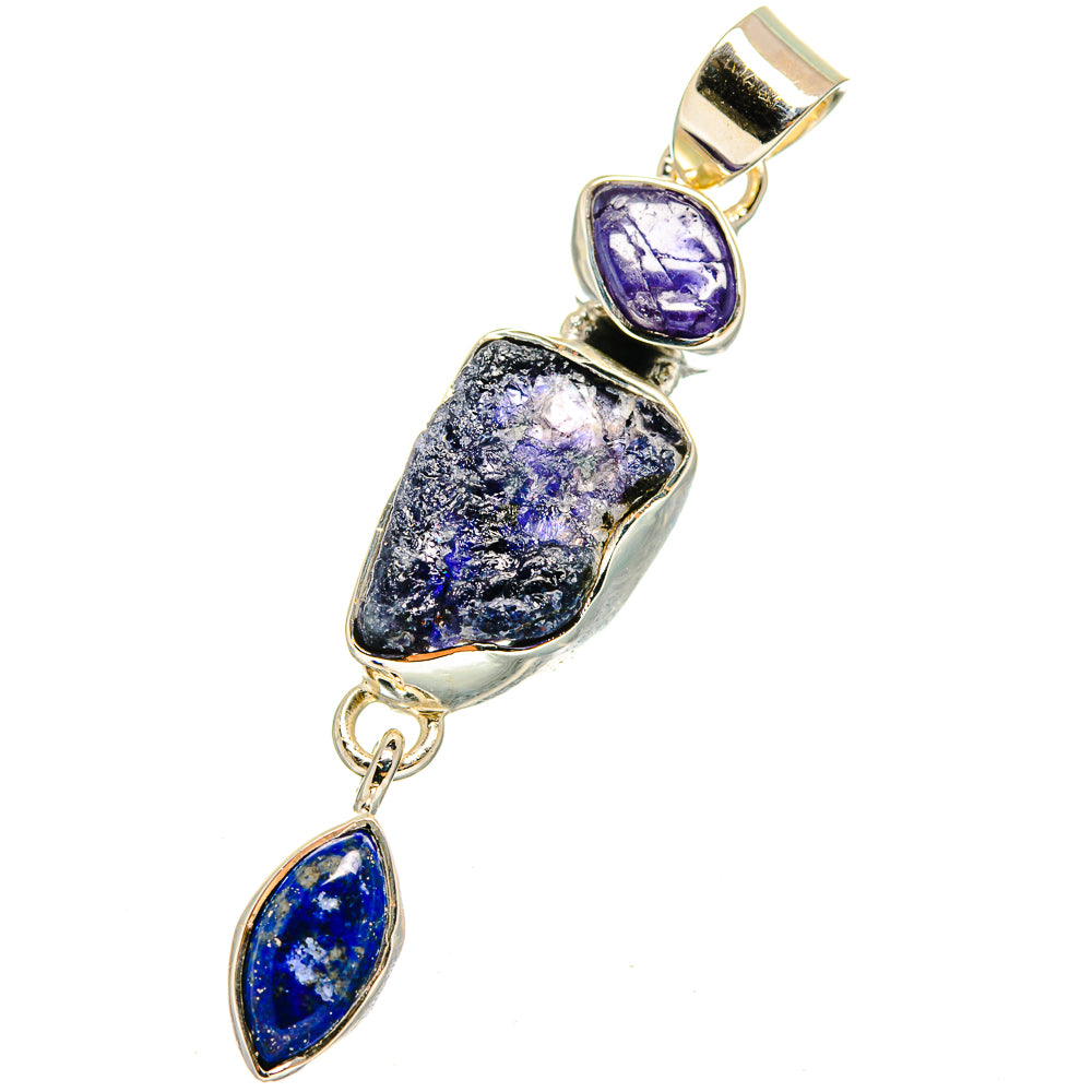 Tanzanite Pendants handcrafted by Anasilvercos - PD13643