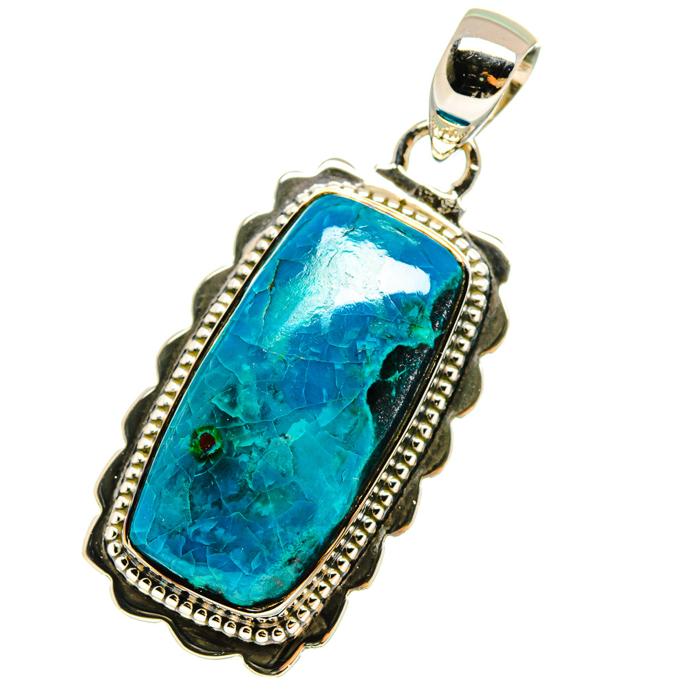 Chrysocolla Pendants handcrafted by Anasilvercos - PD13648