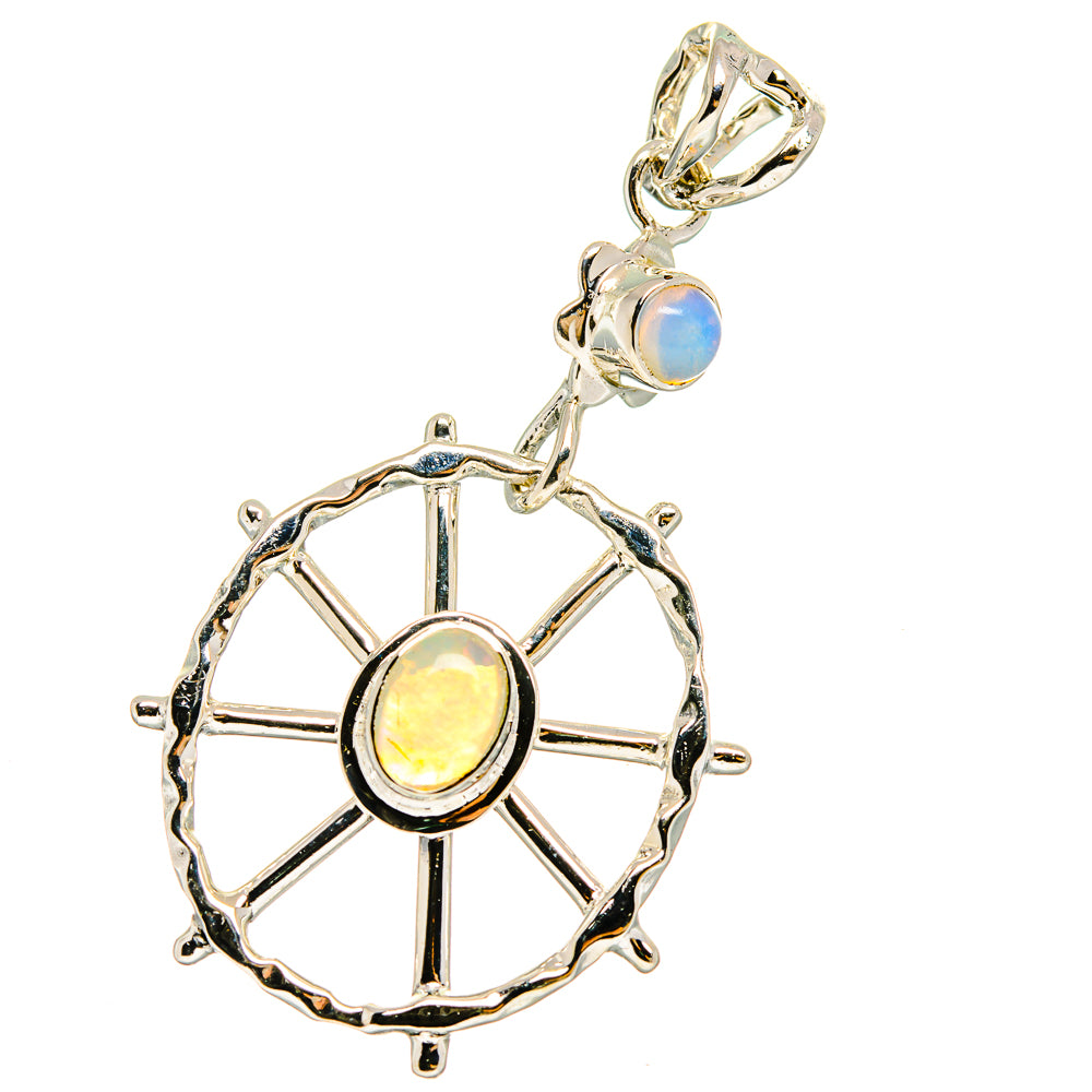 Ethiopian Opal Pendants handcrafted by Anasilvercos - PD13660