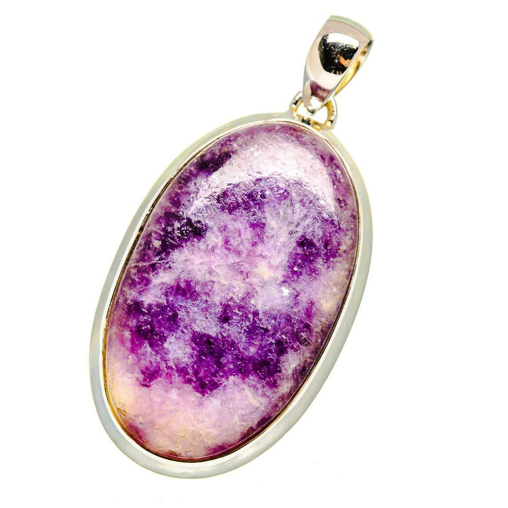 Lepidolite Pendants handcrafted by Anasilvercos - PD13675