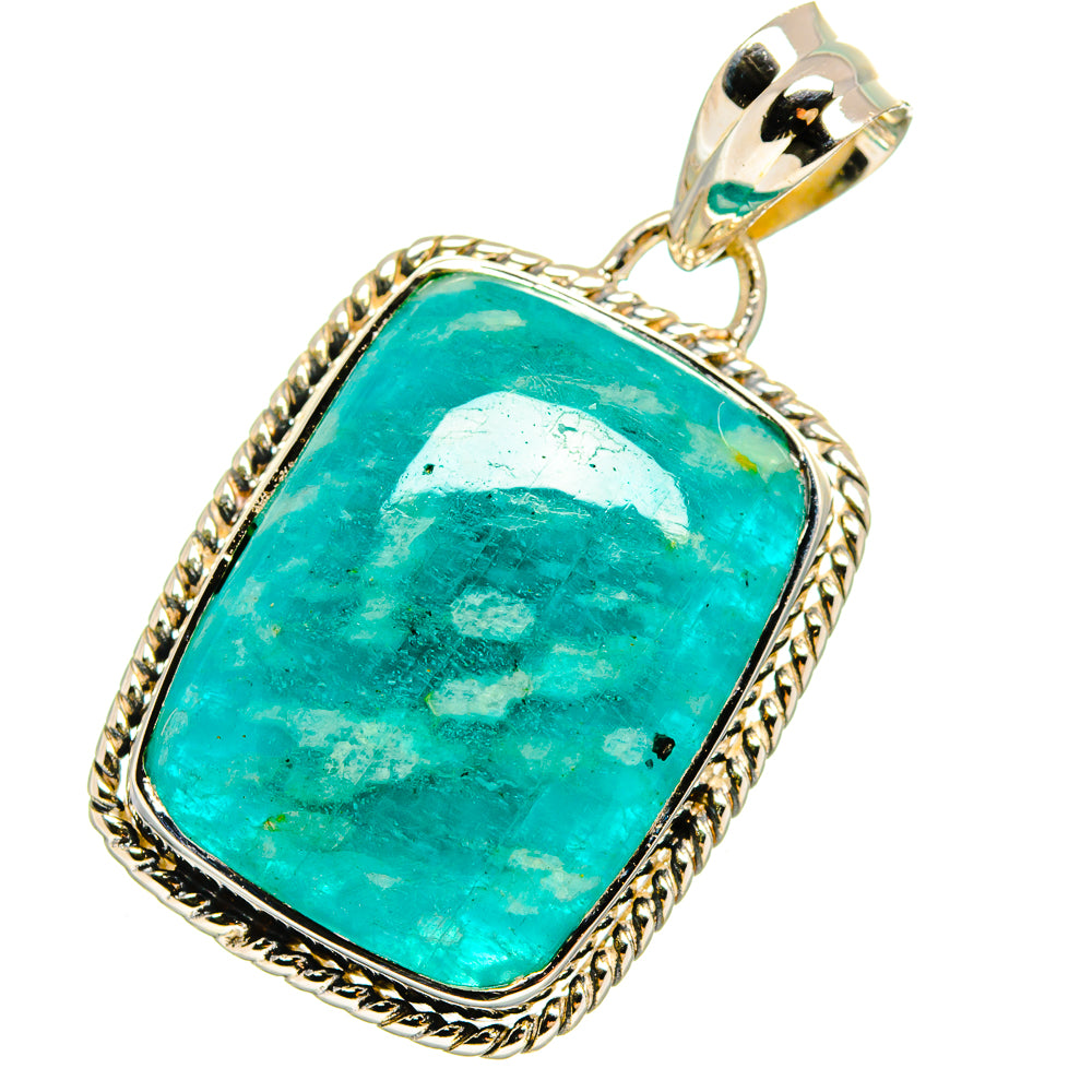 Amazonite Pendants handcrafted by Anasilvercos - PD13687