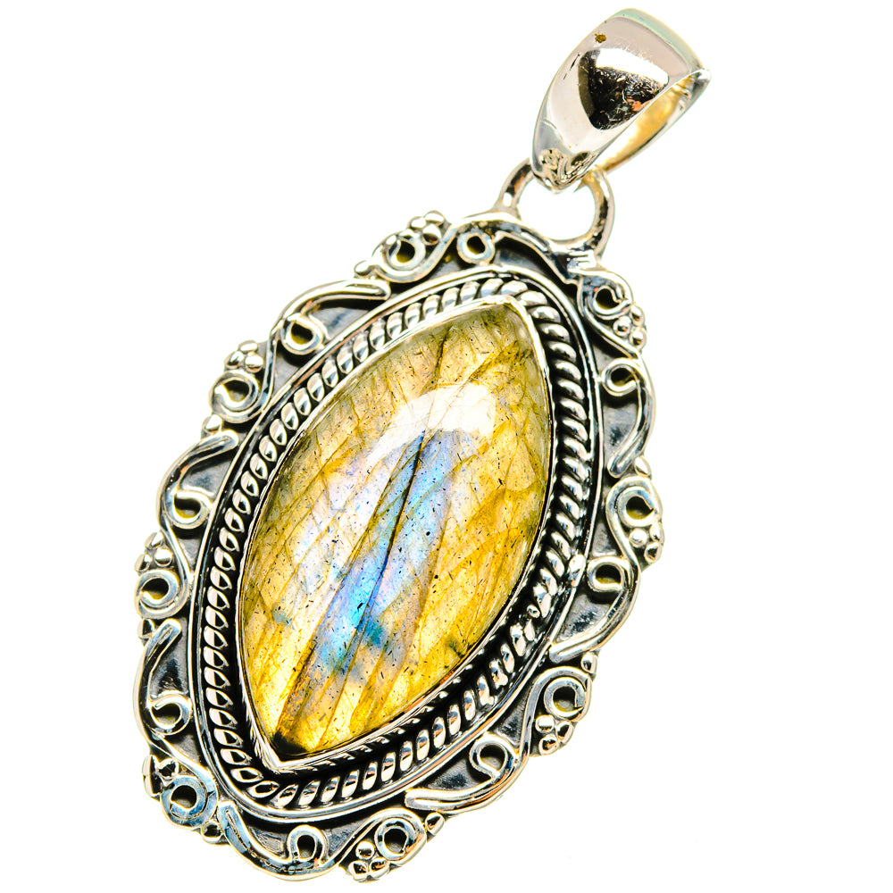 Labradorite Pendants handcrafted by Anasilvercos - PD13708