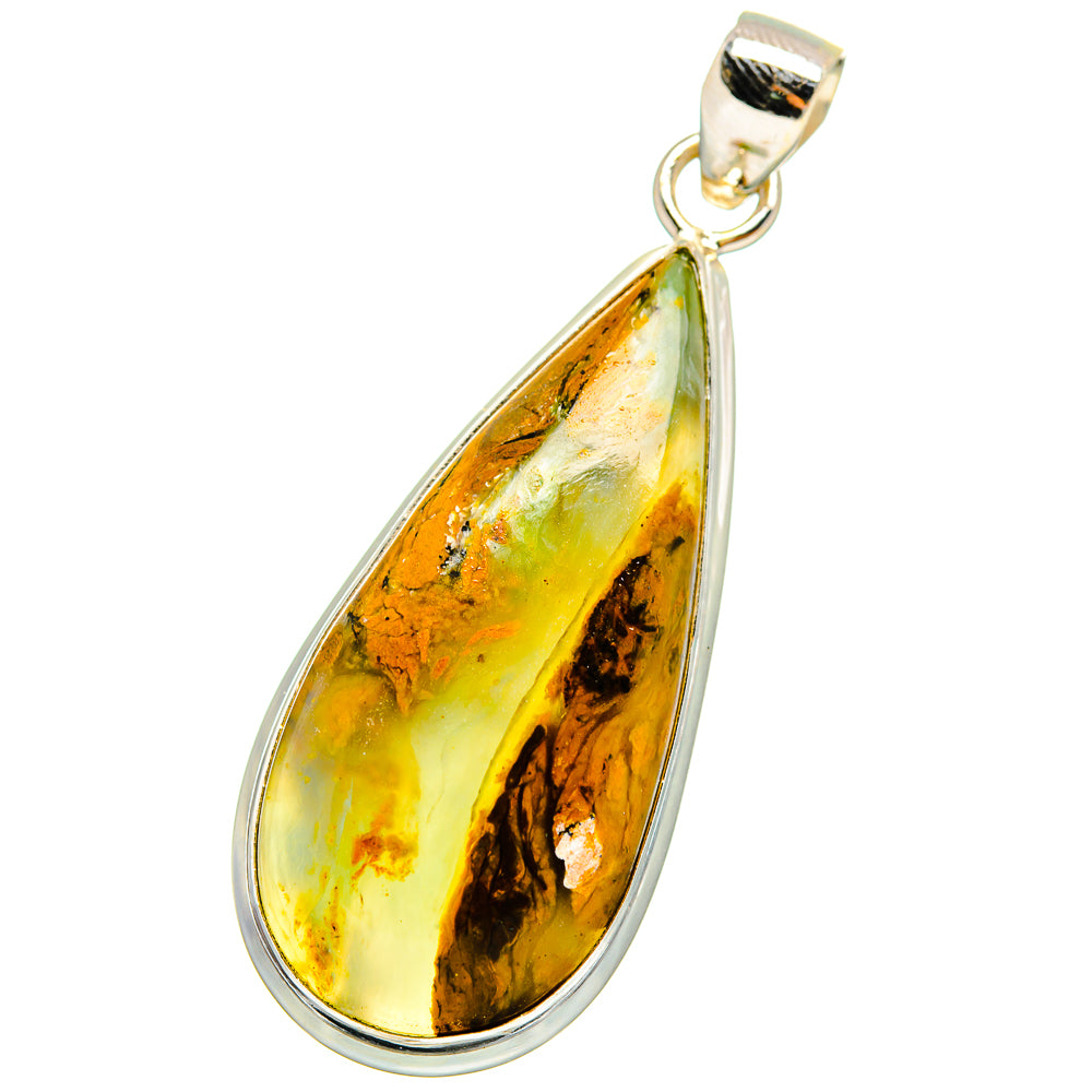 Peruvian Opal Pendants handcrafted by Anasilvercos - PD13753