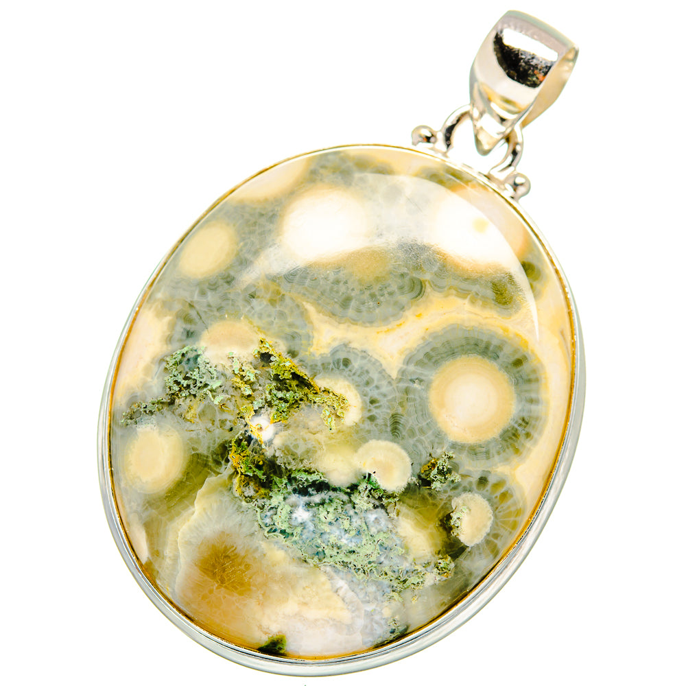 Ocean Jasper Pendants handcrafted by Anasilvercos - PD13754