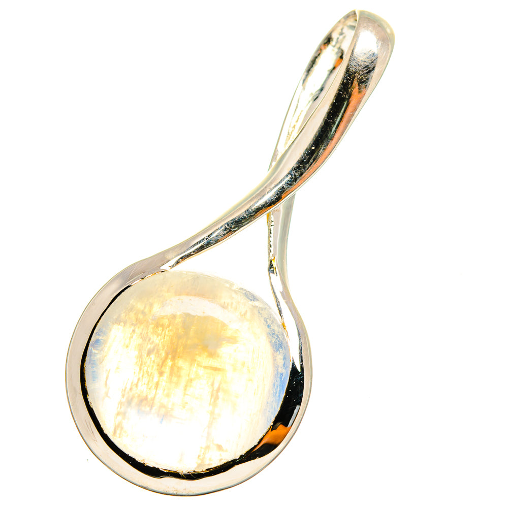 Rainbow Moonstone Pendants handcrafted by Anasilvercos - PD13790