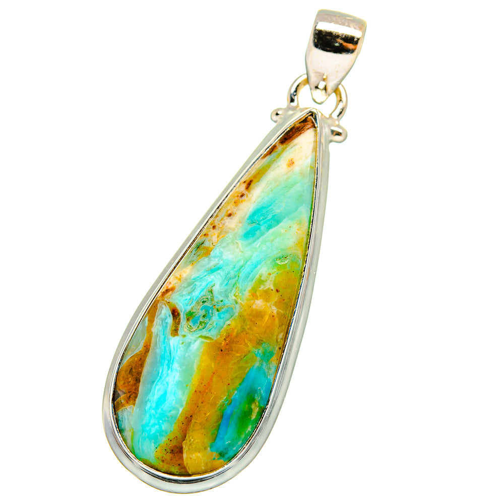 Peruvian Opal Pendants handcrafted by Anasilvercos - PD13799