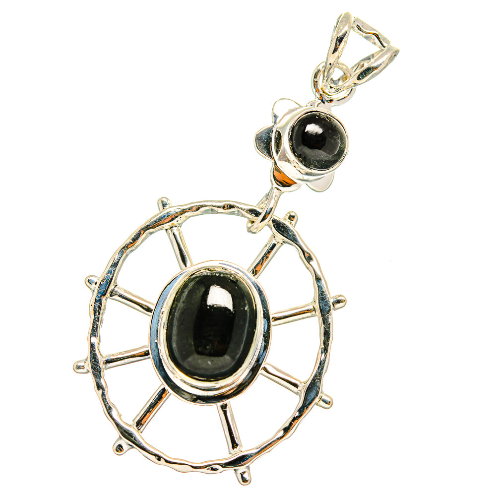 Black Onyx Pendants handcrafted by Anasilvercos - PD13806