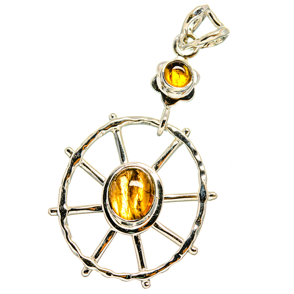 Citrine Pendants handcrafted by Anasilvercos - PD13811