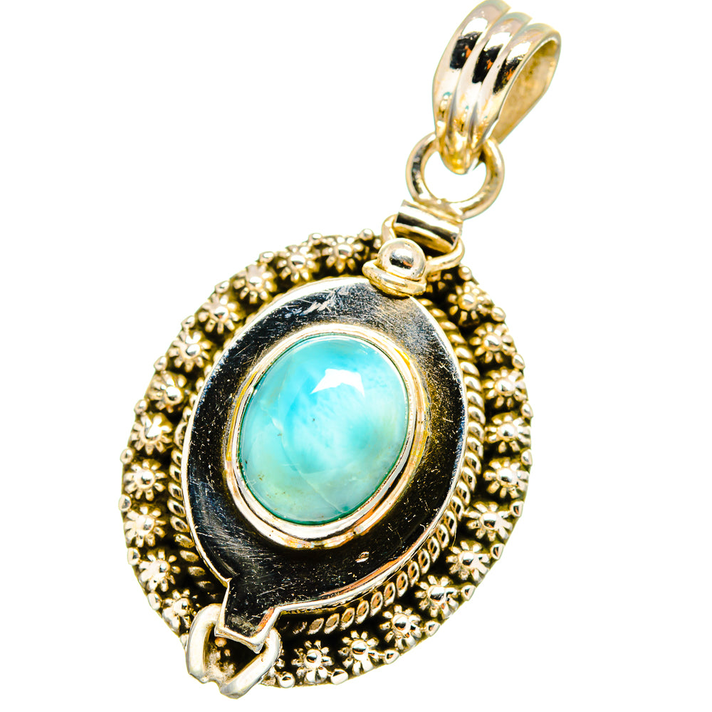 Larimar Pendants handcrafted by Anasilvercos - PD13813