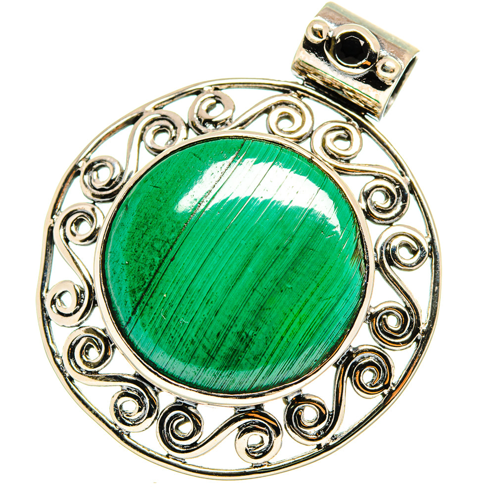 Malachite Pendants handcrafted by Anasilvercos - PD13829