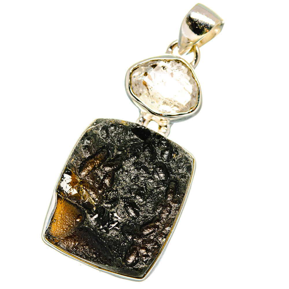 Tektite Pendants handcrafted by Anasilvercos - PD13840