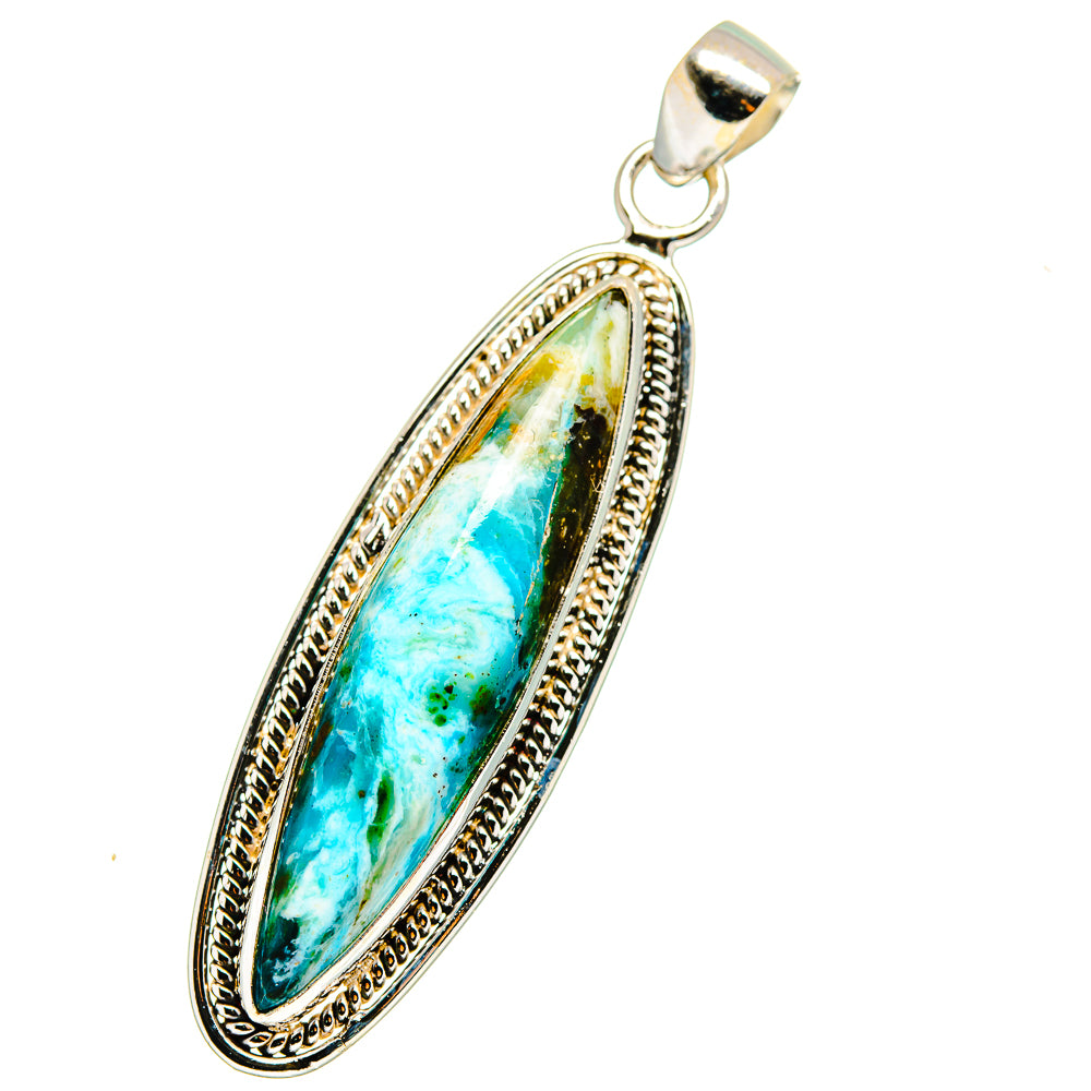 Peruvian Opal Pendants handcrafted by Anasilvercos - PD13846