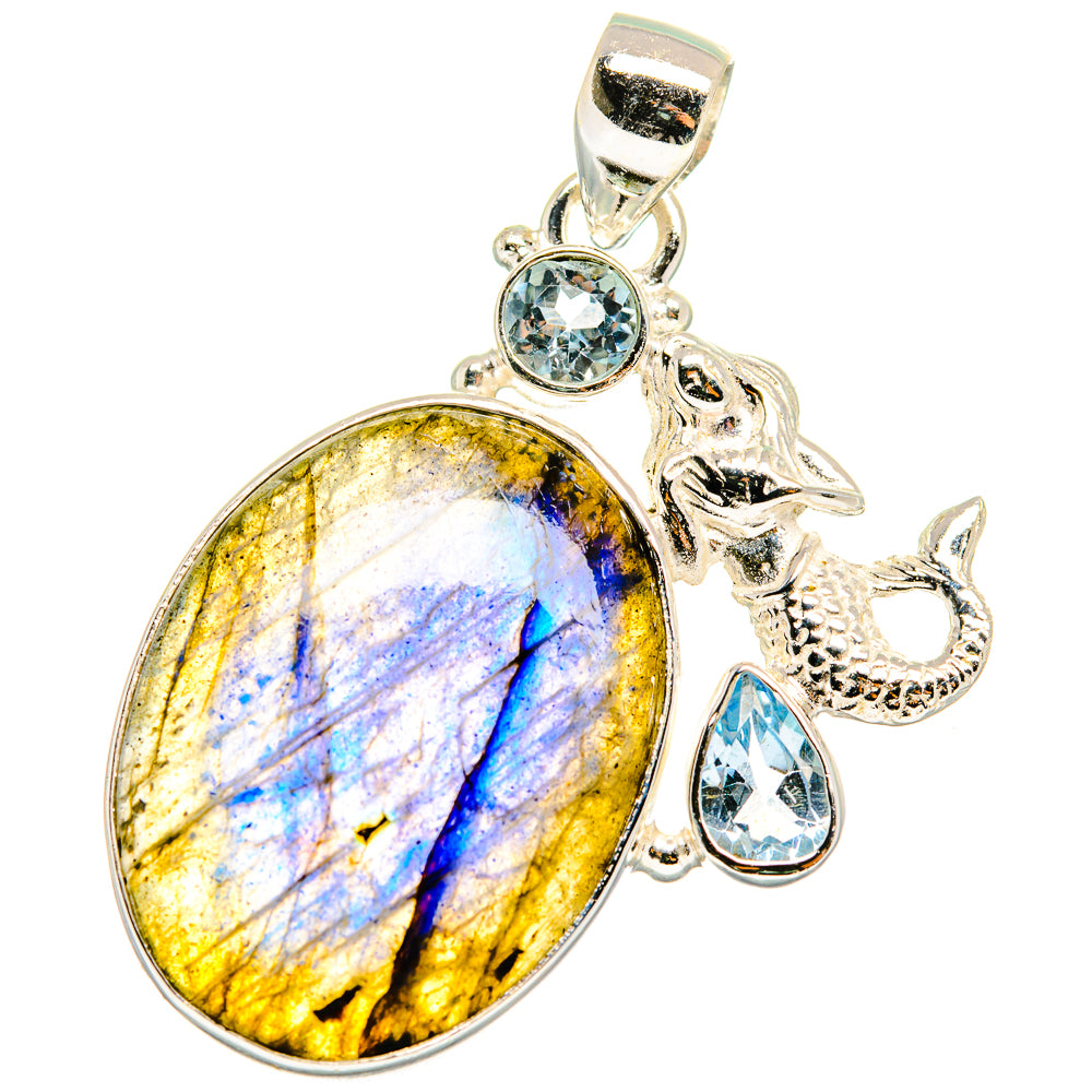 Labradorite Pendants handcrafted by Anasilvercos - PD13852