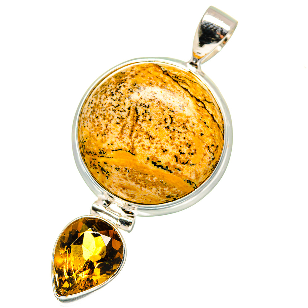 Picture Jasper Pendants handcrafted by Anasilvercos - PD13853