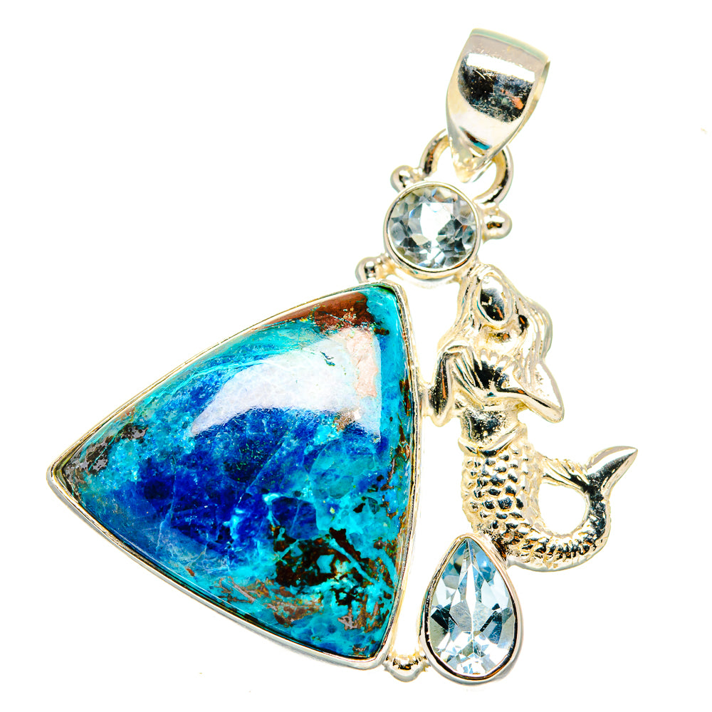 Shattuckite Pendants handcrafted by Anasilvercos - PD13861