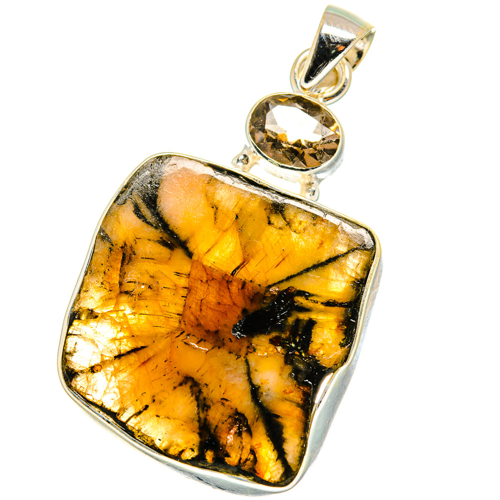 Chiastolite Pendants handcrafted by Anasilvercos - PD13873