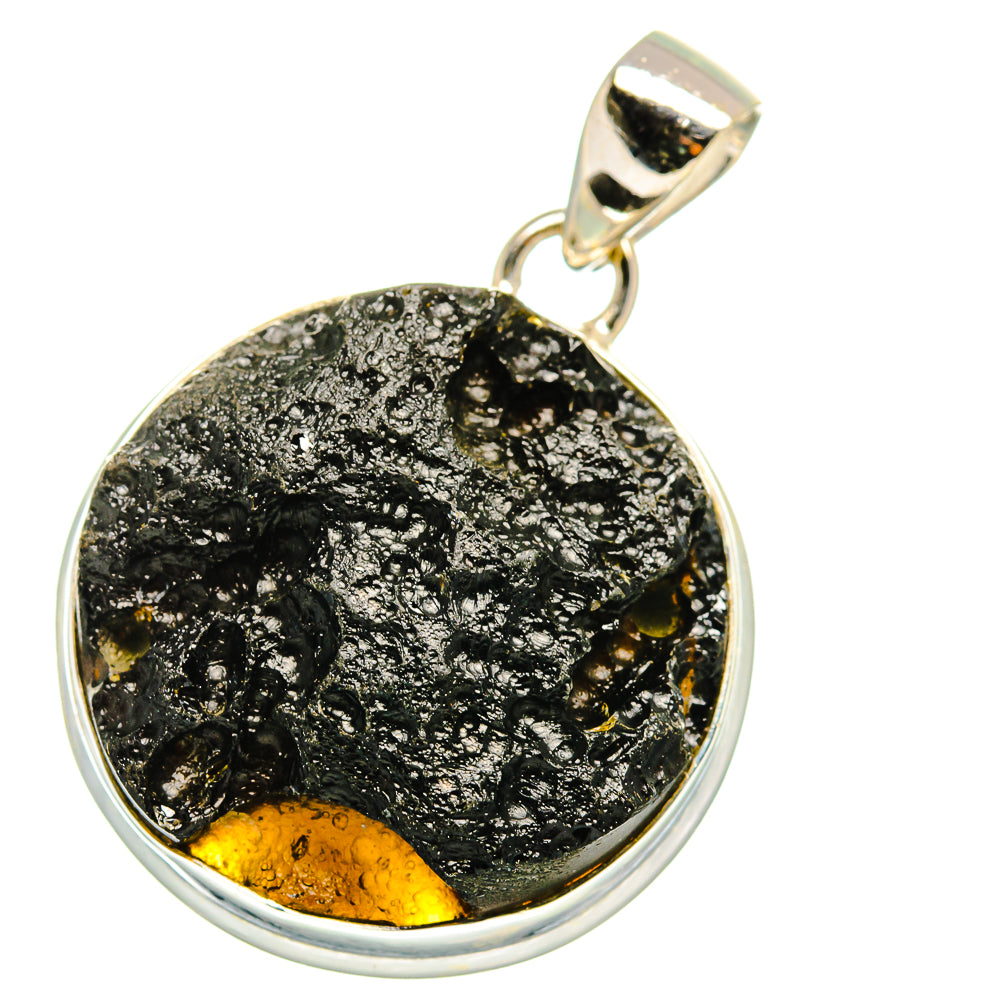 Tektite Pendants handcrafted by Anasilvercos - PD13881