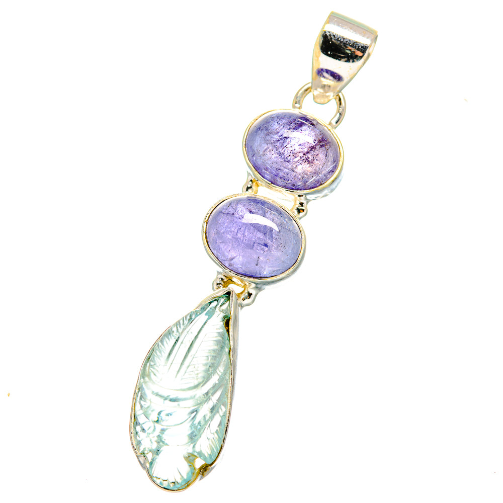 Aquamarine Pendants handcrafted by Anasilvercos - PD13882