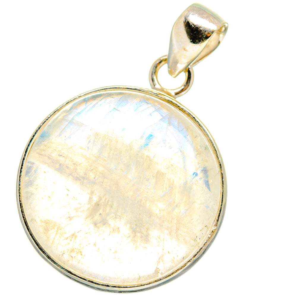 Rainbow Moonstone Pendants handcrafted by Anasilvercos - PD13885