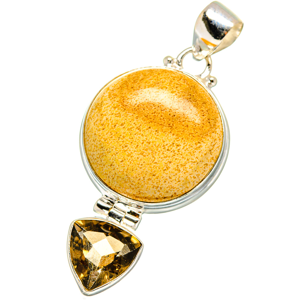 Picture Jasper Pendants handcrafted by Anasilvercos - PD13887