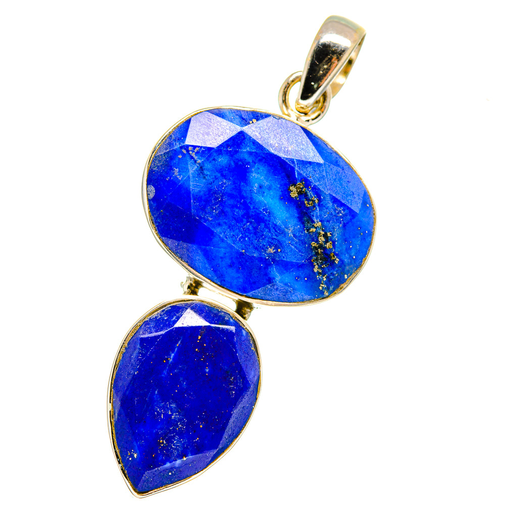 Lapis Lazuli Pendants handcrafted by Anasilvercos - PD13893