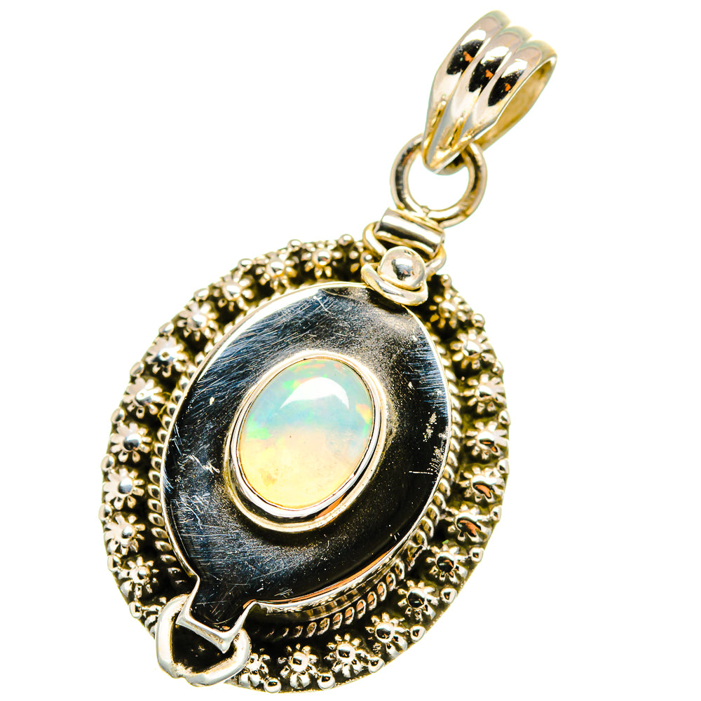 Ethiopian Opal Pendants handcrafted by Anasilvercos - PD13897