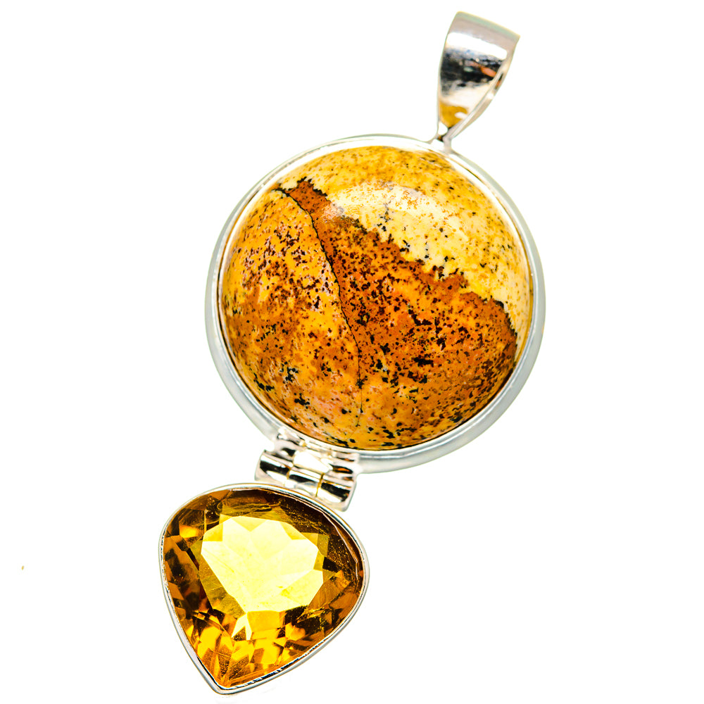 Picture Jasper Pendants handcrafted by Anasilvercos - PD13919