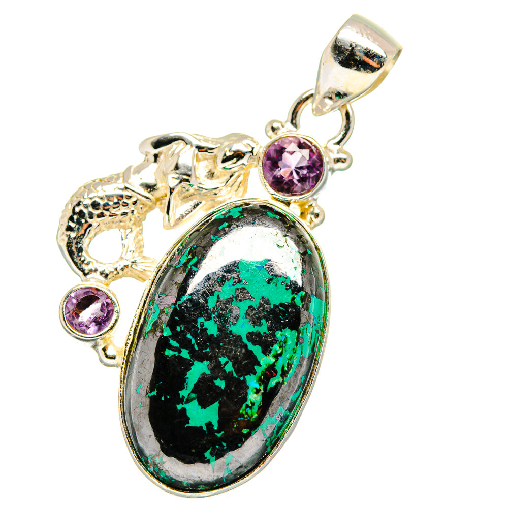 Shattuckite Pendants handcrafted by Anasilvercos - PD13922