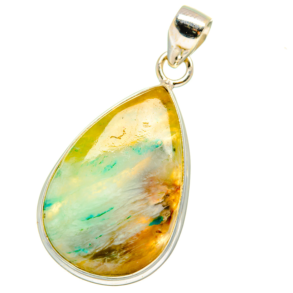 Peruvian Opal Pendants handcrafted by Anasilvercos - PD13931