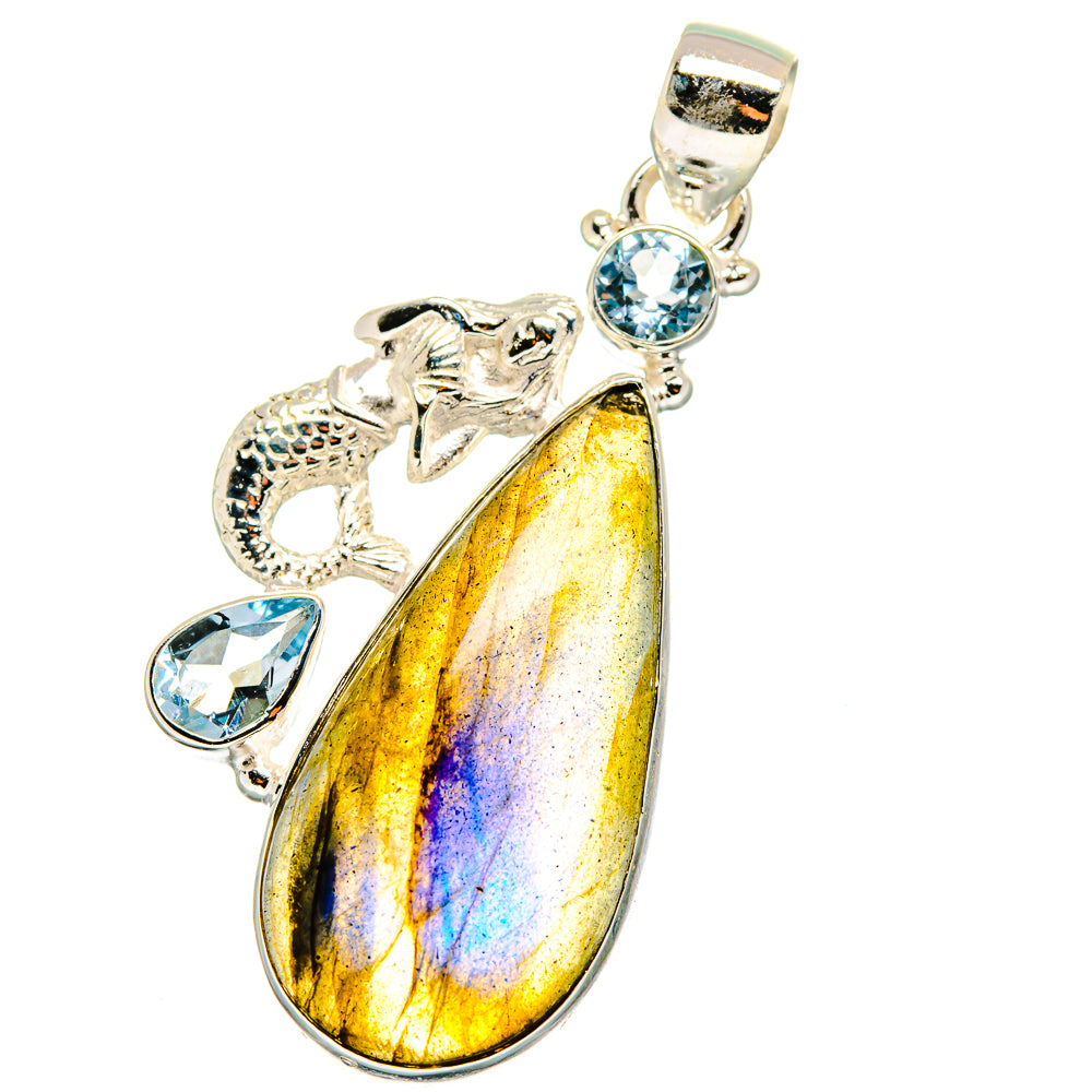 Labradorite Pendants handcrafted by Anasilvercos - PD13935