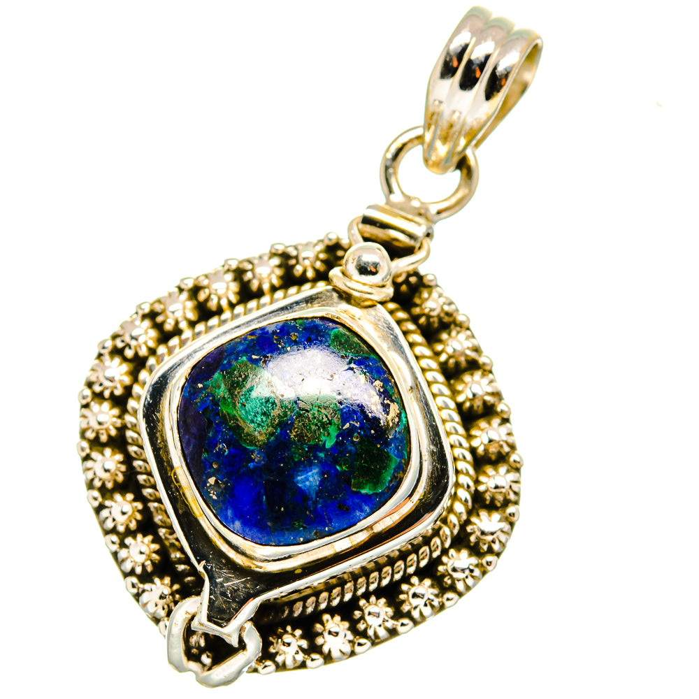 Azurite Pendants handcrafted by Anasilvercos - PD13940