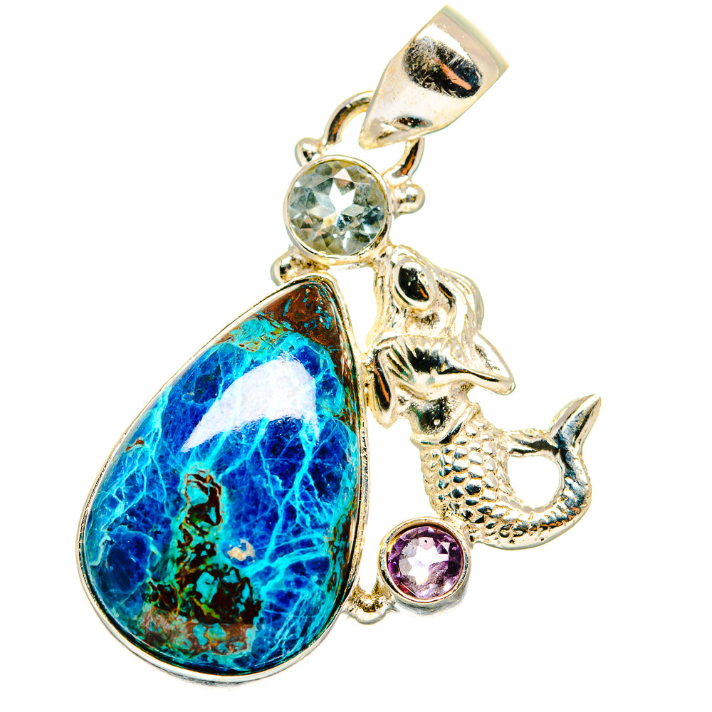 Shattuckite Pendants handcrafted by Anasilvercos - PD13941