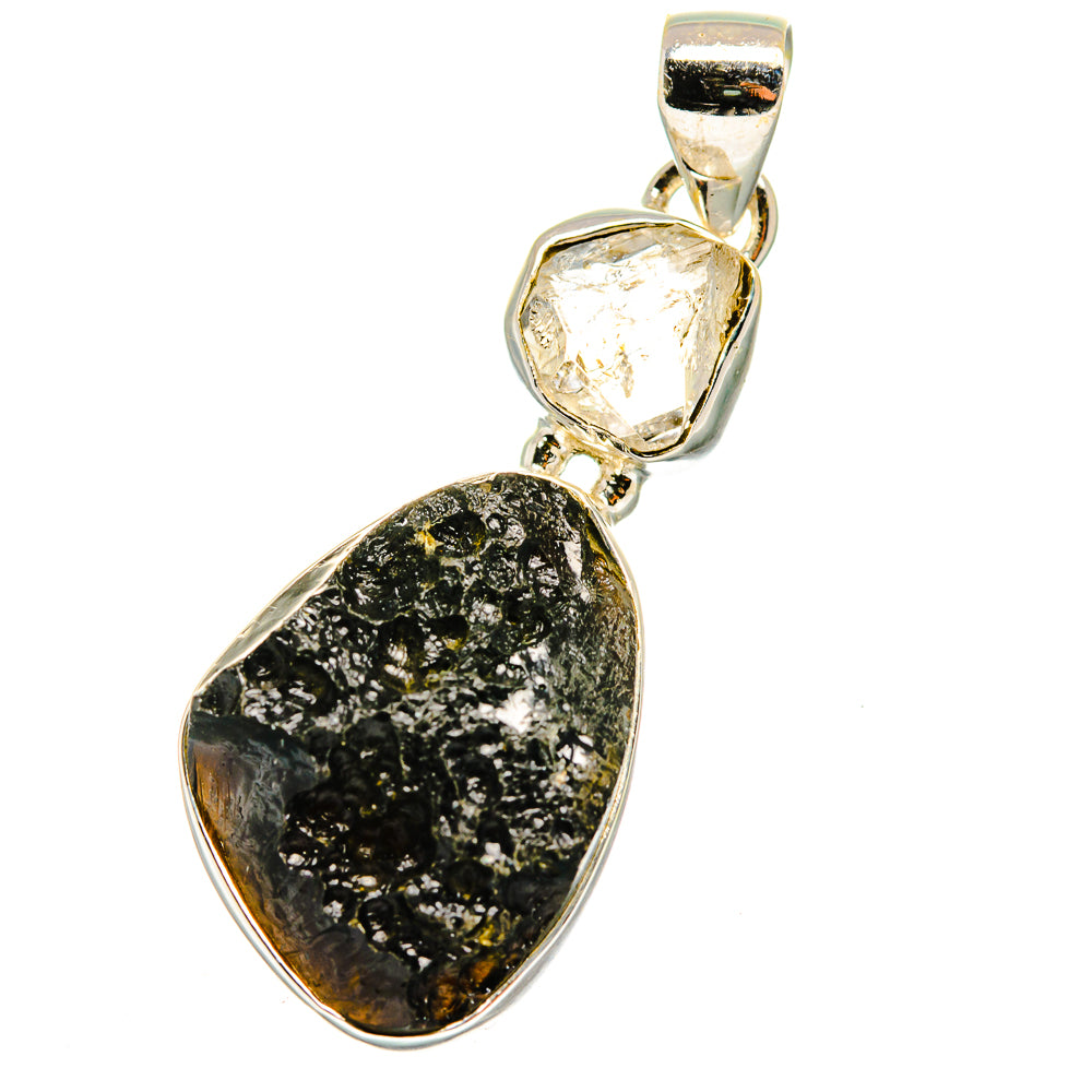 Tektite Pendants handcrafted by Anasilvercos - PD13942