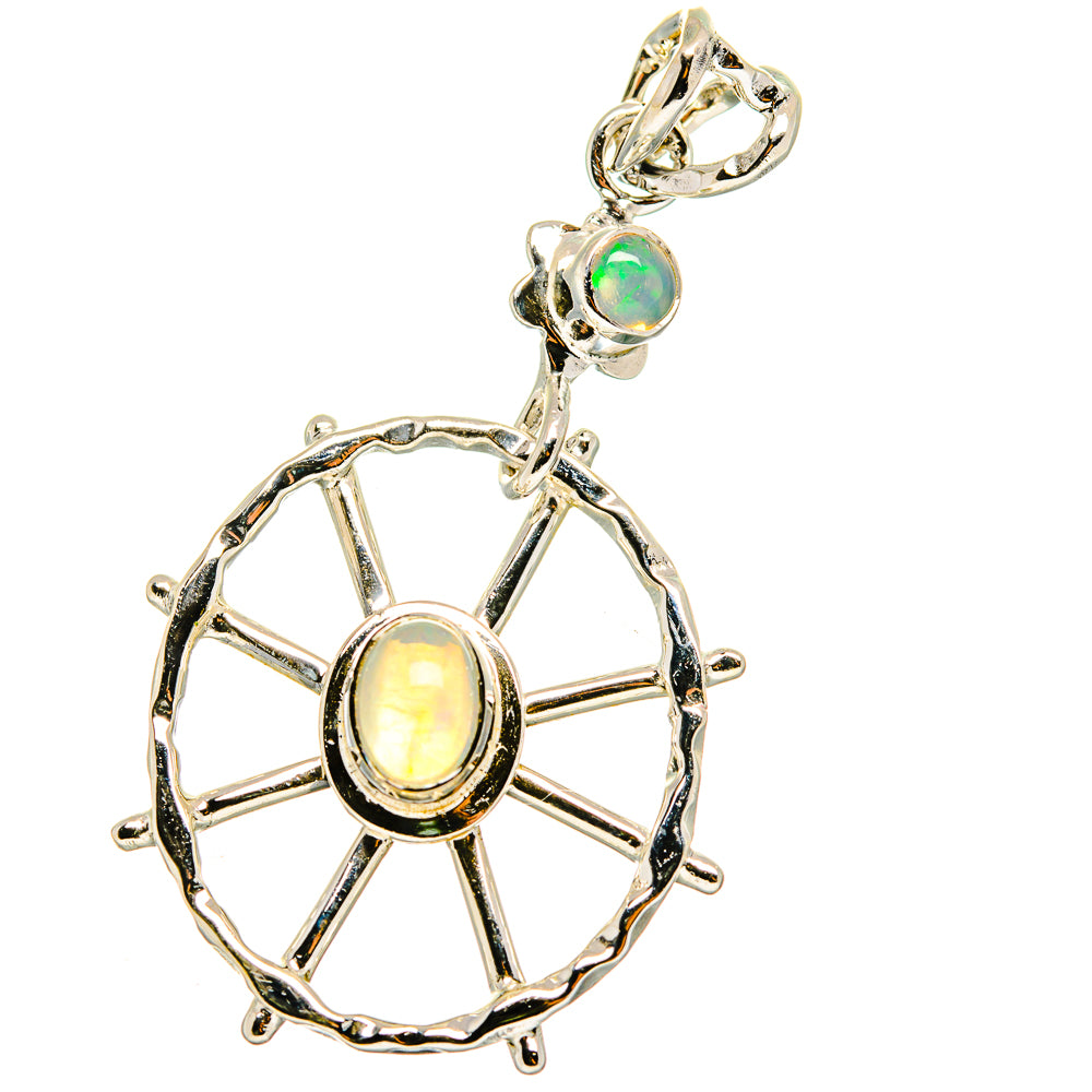 Ethiopian Opal Pendants handcrafted by Anasilvercos - PD13945