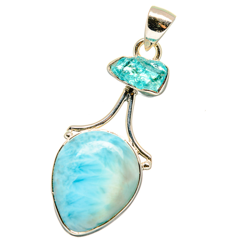 Larimar Pendants handcrafted by Anasilvercos - PD13956