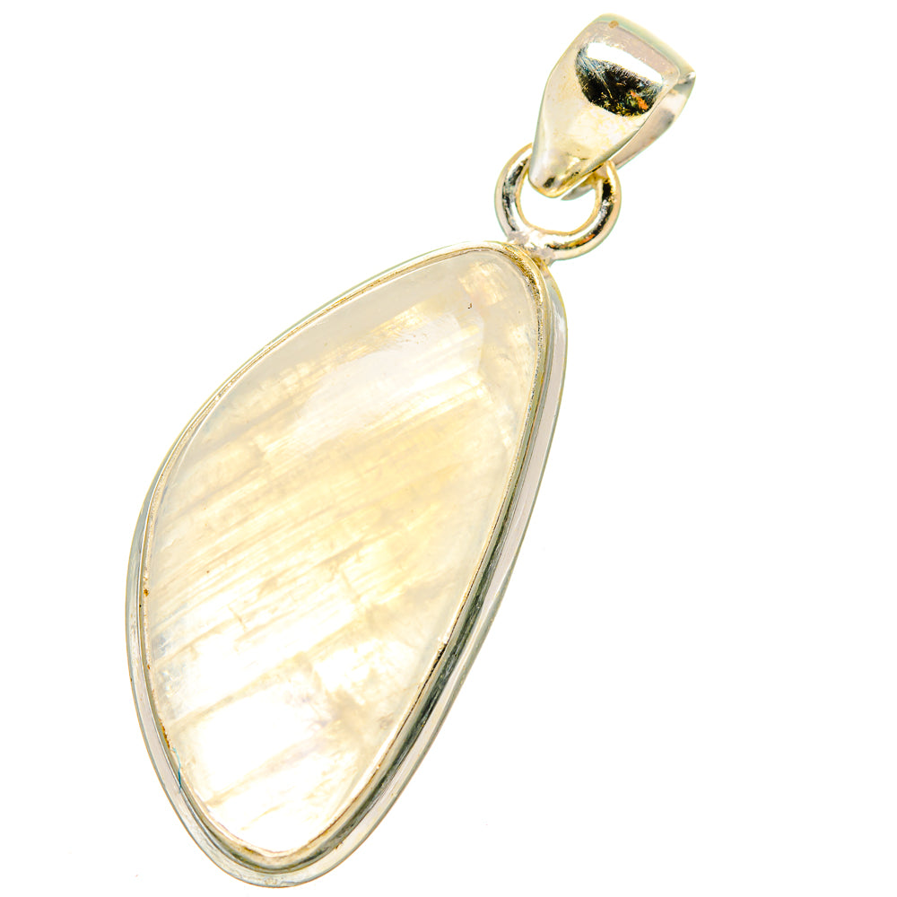 Rainbow Moonstone Pendants handcrafted by Anasilvercos - PD13983
